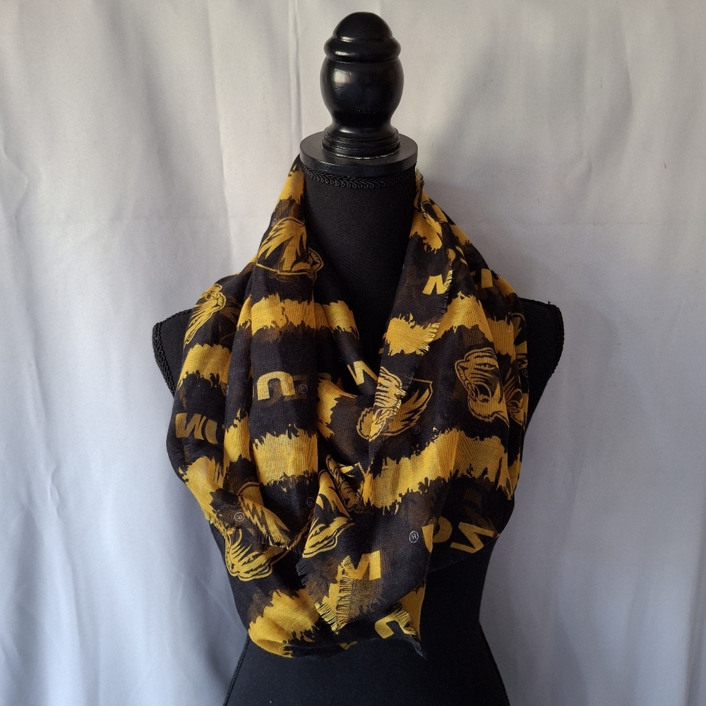 Mizzou Tigers Sheer Infinity Scarf